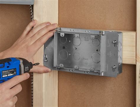 remove metal electrical box from wall|replace existing electrical box.